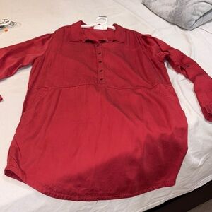 Time and Tru burnt orange shirt dress